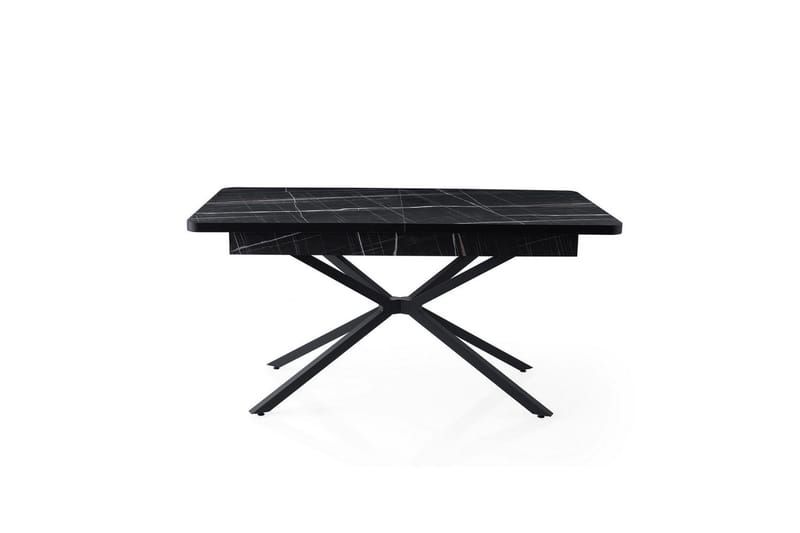 Cassel Spisebord 160 cm Rektangulær - Sort/Hvid - Møbler - Borde - Spisebord og køkkenbord