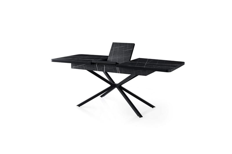 Cassel Spisebord 160 cm Rektangulær - Sort/Hvid - Møbler - Borde - Spisebord og køkkenbord