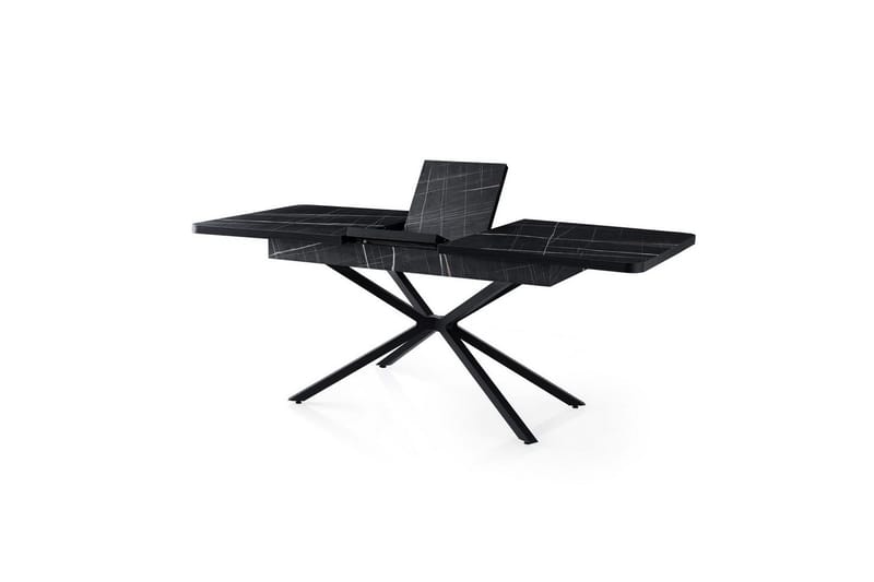 Cassel Spisebord 160 cm Rektangulær - Sort/Hvid - Møbler - Borde - Spisebord og køkkenbord