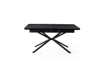 Cassel Spisebord 160 cm Rektangulær - Sort/Hvid - Møbler - Borde - Spisebord og køkkenbord