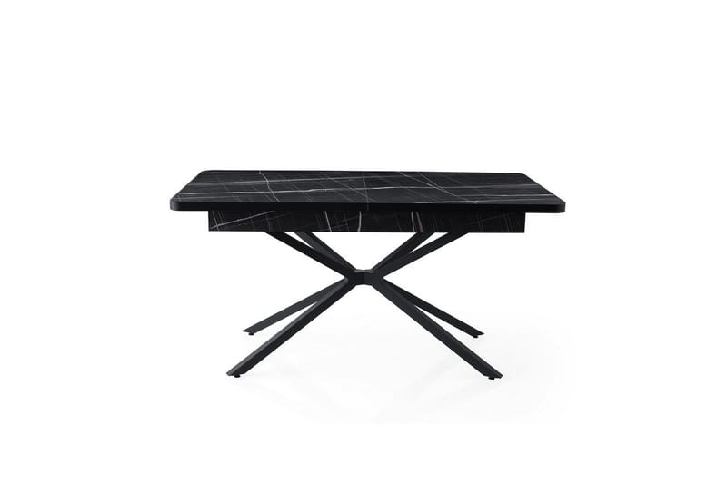 Cassel Spisebord 160 cm Rektangulær - Sort/Hvid - Møbler - Borde - Spisebord og køkkenbord