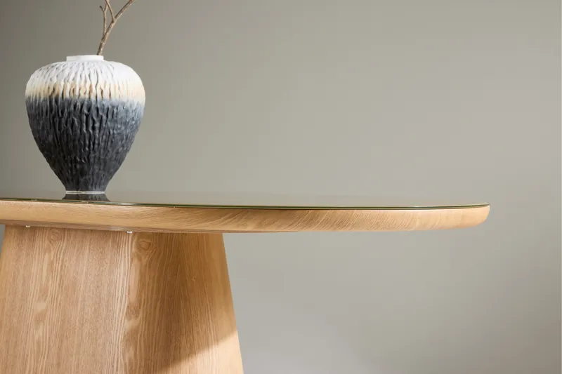 Castor Spisebord 200 cm Oval - Natur - Møbler - Borde - Spisebord og køkkenbord