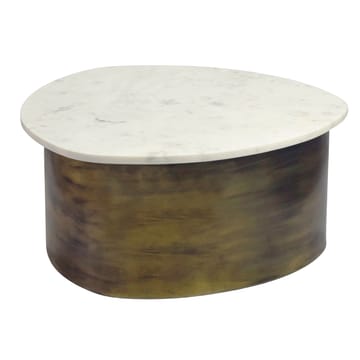 Cedrik sofabord med marmorplade - hvid / guld - Møbler - Borde - Sofabord