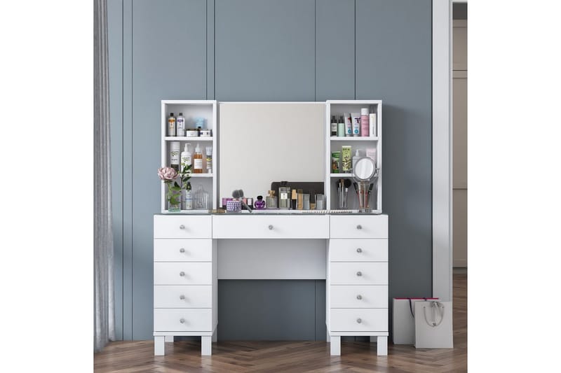 Ceylon Toiletbord 120 cm - Hvid - Møbler - Borde - Sminkebord & konsolbord