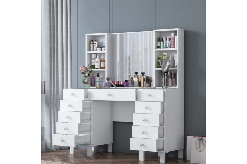 Ceylon Toiletbord 120 cm - Hvid - Møbler - Borde - Sminkebord & konsolbord