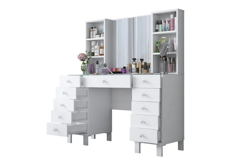 Ceylon Toiletbord 120 cm - Hvid - Møbler - Borde - Sminkebord & konsolbord