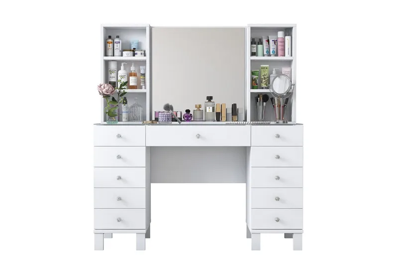 Ceylon Toiletbord 120 cm, Hvid