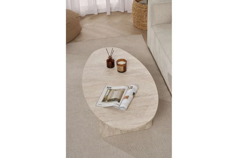 Ceyra Sofabord 120 cm - Beige - Møbler - Borde - Sofabord