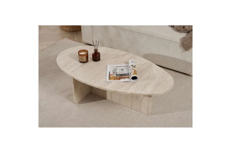 Ceyra Sofabord 120 cm - Beige - Møbler - Borde - Sofabord