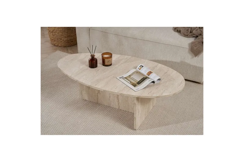 Ceyra Sofabord 120 cm - Beige - Møbler - Borde - Sofabord