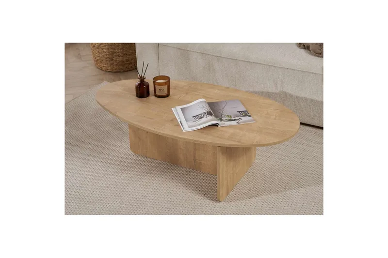 Ceyra Sofabord 120 cm - Eg - Møbler - Borde - Sofabord