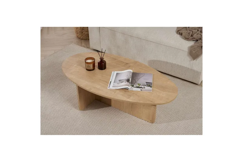 Ceyra Sofabord 120 cm - Eg - Møbler - Borde - Sofabord