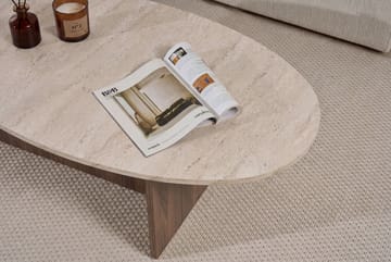 Ceyra Sofabord 120x40x65 cm - Travertine Walnut - Møbler - Borde - Sofabord