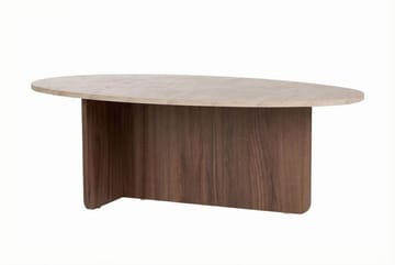 Ceyra Sofabord 120x40x65 cm - Travertine Walnut - Møbler - Borde - Sofabord