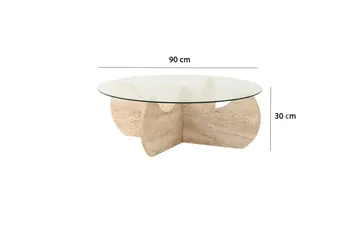 Chaino Sofabord 90 cm - Beige - Møbler - Borde - Sofabord