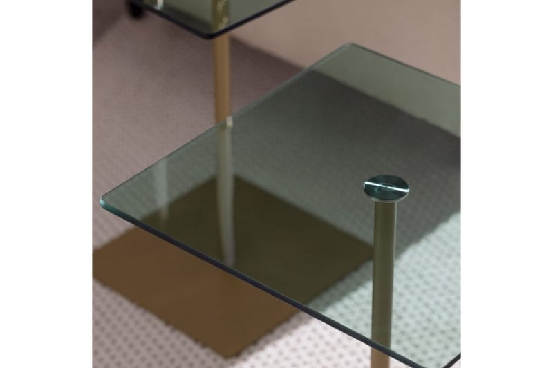 Challur Sofabord 40 cm - Guld/Grøn - Møbler - Borde - Sofabord