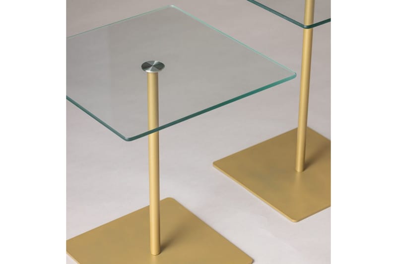 Challur Sofabord 40 cm - Guld/Hvid - Møbler - Borde - Sofabord