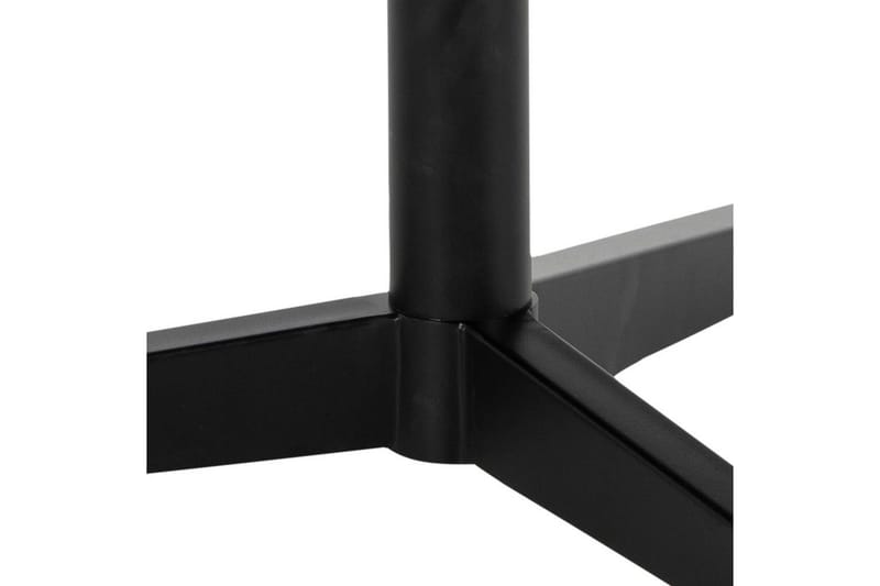 Cimino Ovalt Sofabord 84 cm i Keramik med Metalstel - Mørkegrå - Møbler - Borde - Sofabord