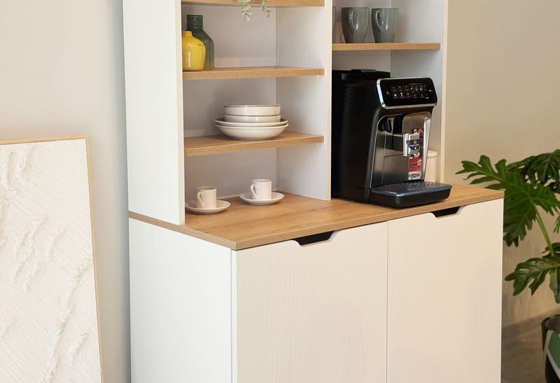 Coffee Stand & Stool Set (3 Pieces) Homitis - Møbler - Borde