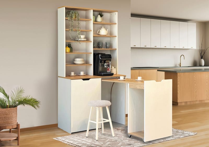 Coffee Stand & Stool Set (3 Pieces) Homitis - Møbler - Borde