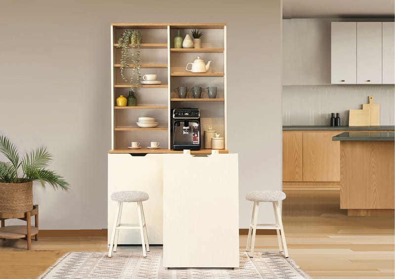 Coffee Stand & Stool Set (3 Pieces) Homitis - Møbler - Borde