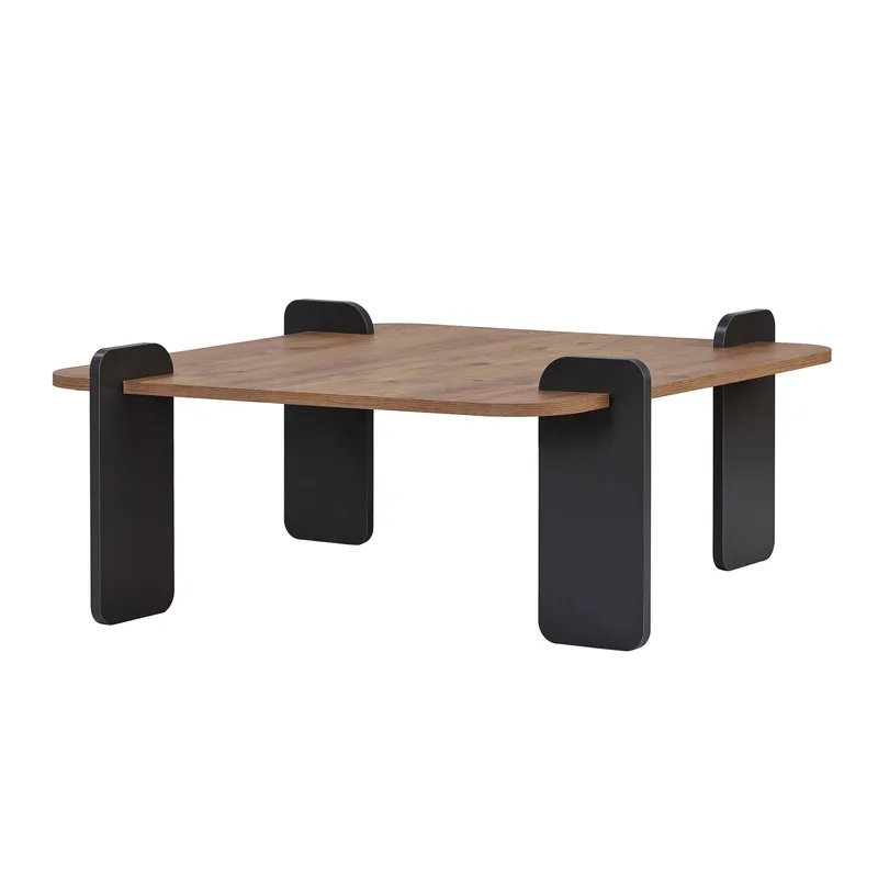 Coffee Table Nordure Furu Svart, undefined