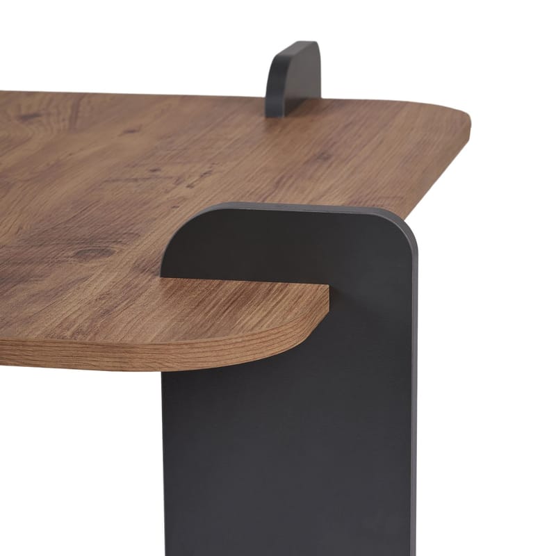 Coffee Table Nordure Furu Svart - Møbler - Borde - Sofabord