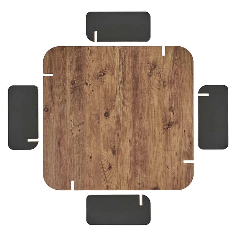 Coffee Table Nordure Furu Svart - Møbler - Borde - Sofabord