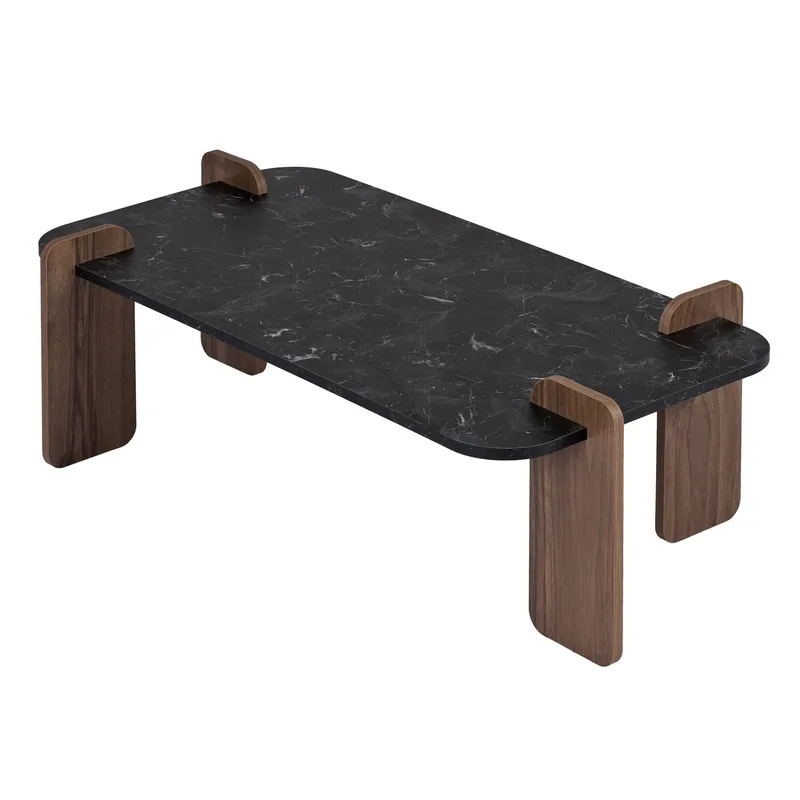 Coffee Table Nordure Mörk sten Valnöt, undefined