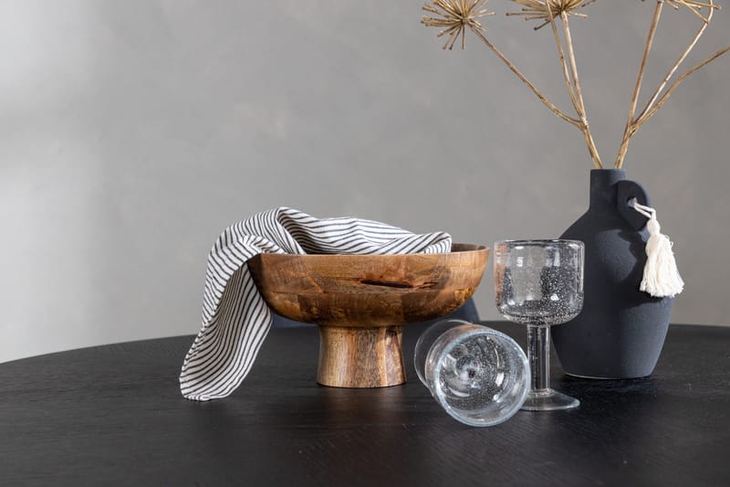 Copenhagen Spisebordssæt 115 cm Rund med 4 Polar Stole - Svart - Møbler - Borde - Spisebordssæt