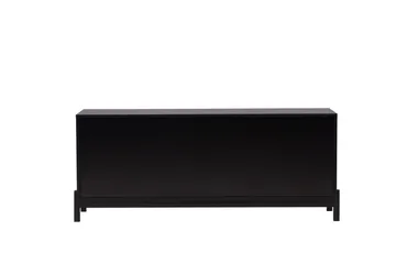 Corpus Fritstående Tv-bord 138 cm med Opbevaring i Malet Træ - Sort - Møbler - TV borde & mediemøbler - TV-borde