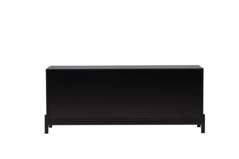 Corpus Fritstående Tv-bord 138 cm med Opbevaring i Malet Træ - Sort - Møbler - TV borde & mediemøbler - TV-borde