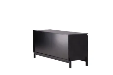 Corpus Fritstående Tv-bord 138 cm med Opbevaring i Malet Træ - Sort - Møbler - TV borde & mediemøbler - TV-borde
