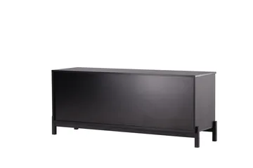 Corpus Fritstående Tv-bord 138 cm med Opbevaring i Malet Træ - Sort - Møbler - TV borde & mediemøbler - TV-borde