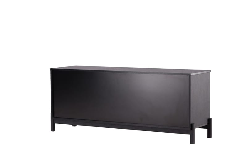 Corpus Fritstående Tv-bord 138 cm med Opbevaring i Malet Træ - Sort - Møbler - TV borde & mediemøbler - TV-borde