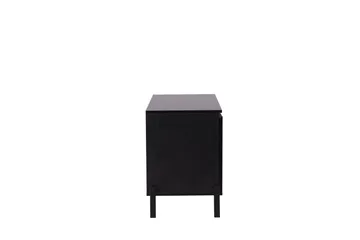 Corpus Fritstående Tv-bord 138 cm med Opbevaring i Malet Træ - Sort - Møbler - TV borde & mediemøbler - TV-borde