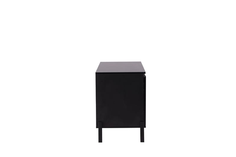 Corpus Fritstående Tv-bord 138 cm med Opbevaring i Malet Træ - Sort - Møbler - TV borde & mediemøbler - TV-borde
