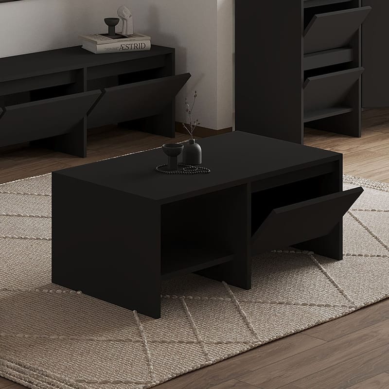 Crala Sofabord 90x35x45 cm - Sort - Møbler - Borde - Sofabord