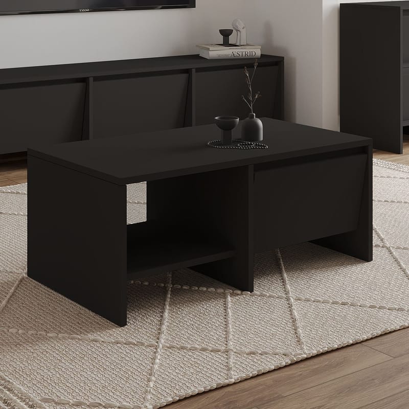Crala Sofabord 90x35x45 cm - Sort - Møbler - Borde - Sofabord