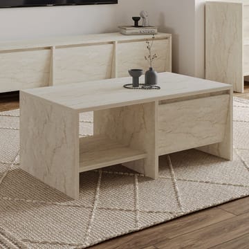 Crala Sofabord 90x35x45 cm - Travertin - Møbler - Borde - Sofabord