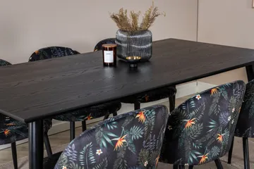 Daicy spisebord 180 cm med 6 stk. Sedavi spisestole - Møbler - Borde - Spisebordssæt