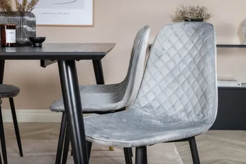 Daicy spisebord 180 cm med 6 stk. Ypas spisestole - Møbler - Borde - Spisebordssæt