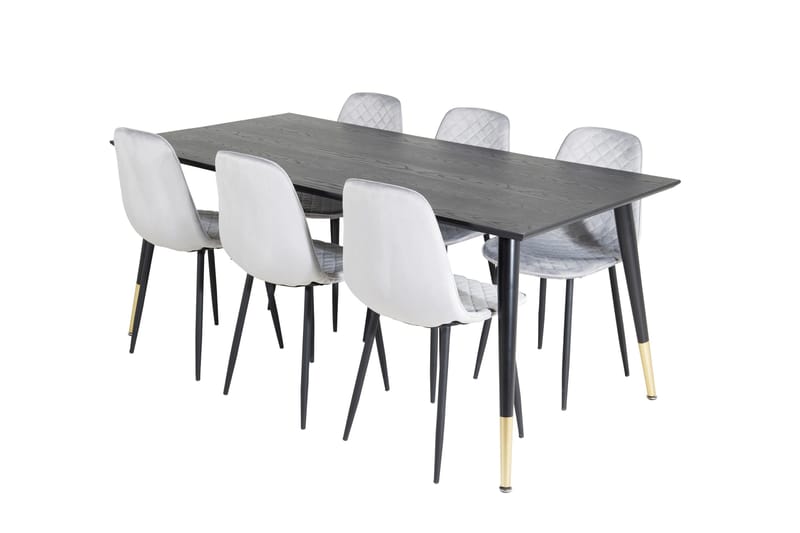 Daicy spisebord 180 cm med 6 stk. Ypas spisestole