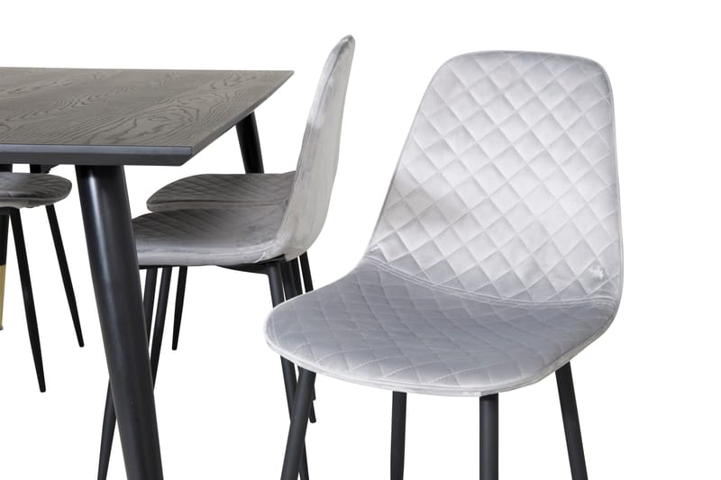 Daicy spisebord 180 cm med 6 stk. Ypas spisestole - Møbler - Borde - Spisebordssæt