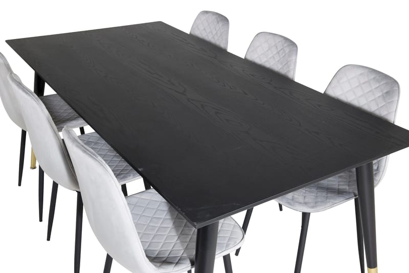 Daicy spisebord 180 cm med 6 stk. Ypas spisestole - Møbler - Borde - Spisebordssæt