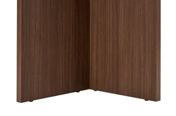 Dano Ovalt Spisebord 180x90 cm med Travertin- og Valnøddeudseende - Beige - Møbler - Borde - Spisebord og køkkenbord