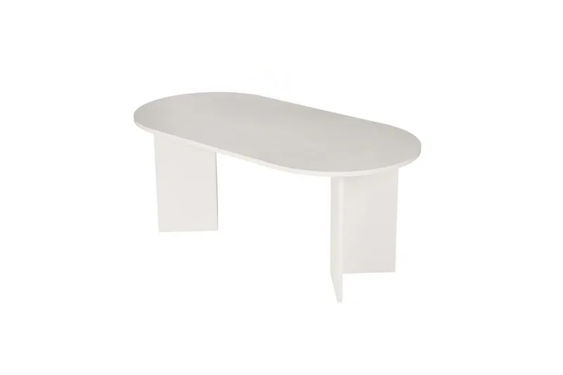 Dano Spisebord 180 cm Oval - Natur/Hvid - Møbler - Borde - Spisebord og køkkenbord