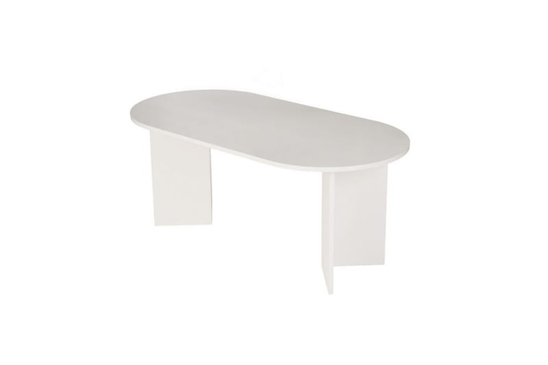 Dano Spisebord 180 cm Oval - Natur/Hvid - Møbler - Borde - Spisebord og køkkenbord