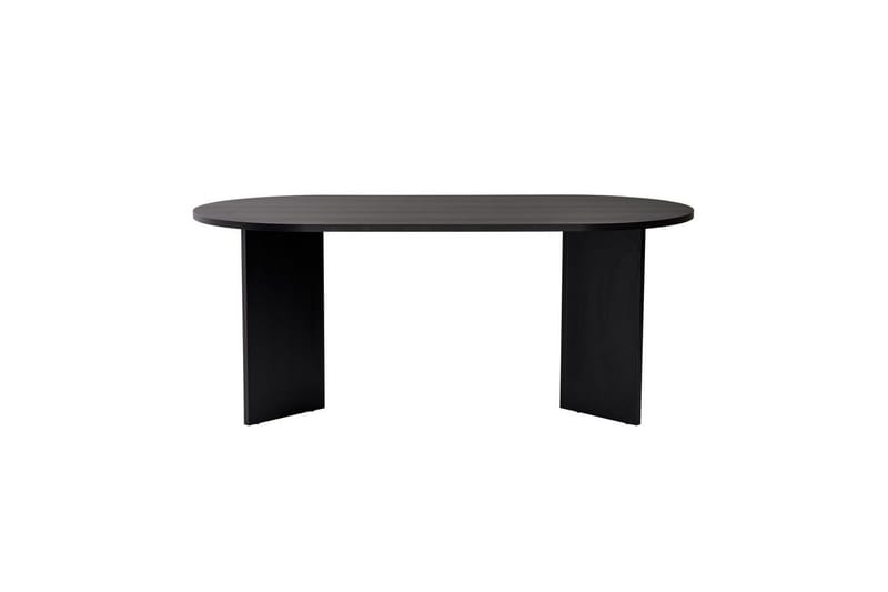 Dano Spisebord 180 cm Oval - Natur/Sort - Møbler - Borde - Spisebord og køkkenbord