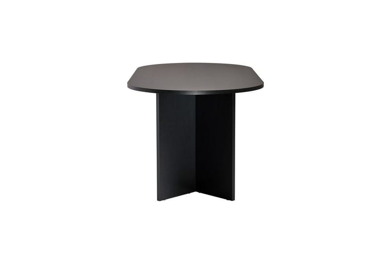 Dano Spisebord 180 cm Oval - Natur/Sort - Møbler - Borde - Spisebord og køkkenbord